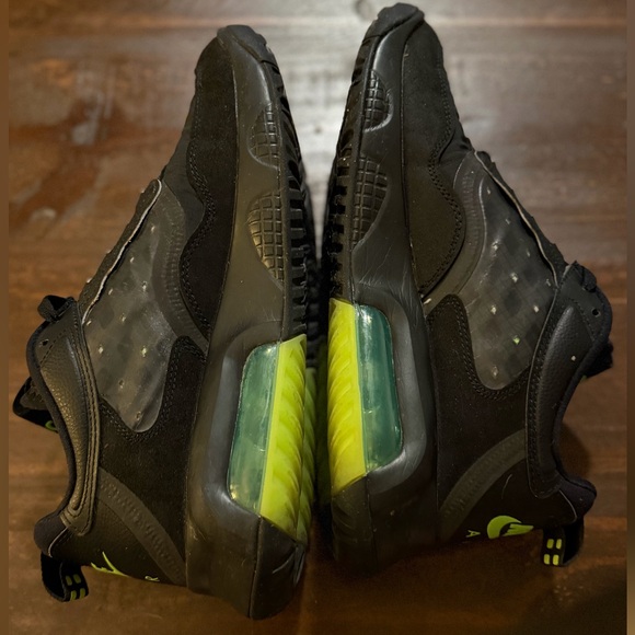 Jordan Air Max 200 Black & Electric Green Size 9.5M - Picture 4 of 12
